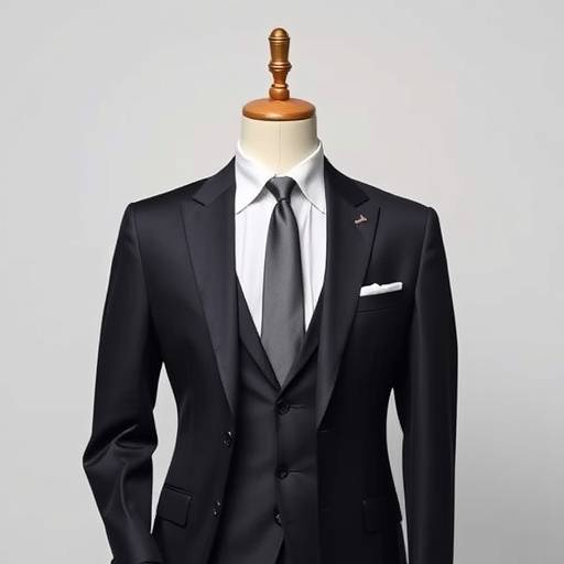 Mannequin with a perfectly fitted suit
